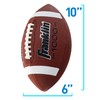 Franklin Sports Grip-Rite Junior Football — Fun Youth-Size Synthetic Leather