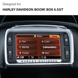 INNOSURE Tempered Glass Screen Protector designed for Harley-Davidson BOOM! Box 6.5GT Motorcycle GPS Instrument Screen (2014+) 9H Anti Scratch/Fingerprint (HD Clear)