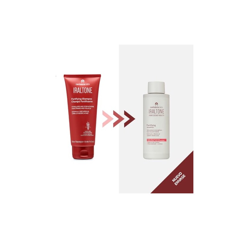 Cantabria Iraltone Shampoo Fortificante - Evita la caída y refuerza