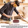 STEBRUAM 150mm Sanding Discs 80 Grits 50PCS,Hook and Loop Sandpaper