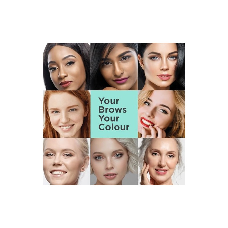 Julienne Brow Tint Kit Sensitive - Light Brown