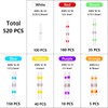 Upgraded 520PCS Solder Stick Wire Connectors with Heat Gun 450W,