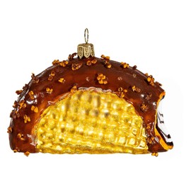 Choco Taco, Weihnachtsbaumschmuck aus mundgeblasenem Glas, 10 cm