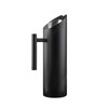 Stainless Steel Water Pitcher Black Metal Pitcher with Ice Guard