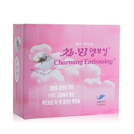 200 sheets of Charming embossed high-quality cotton pads / 차밍 엠보싱 고급 화장솜 200매입