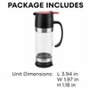 No-Drip Glass Honey Dispenser with Trigger Handle – Syrup Pourer