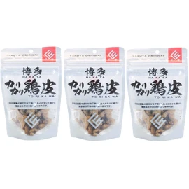 Takumiya Hakata Crispy Chicken Skin, 1.8 oz (50 g) x 3