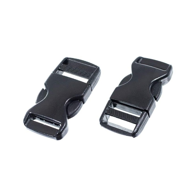 5 Pack - Flat Plastic Buckles for Paracord Bracelets, Dog