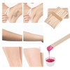 200 Pieces Disposable Wooden Wax Spatulas Wax Applicator Sticks for