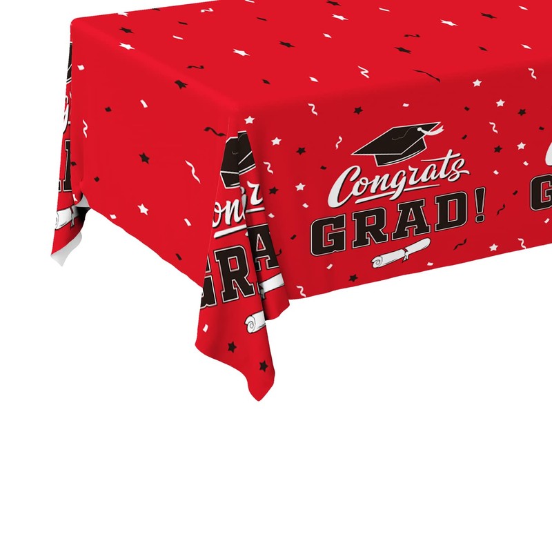 Gatherfun Graduation Party Decorations, Gongrats Grad Tablecover for Graduation Party