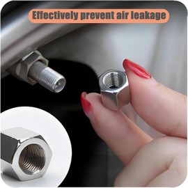 Tapones para Llantas de Cobre, 8 Piezas Tapas de Válvula de Neumático, Cubre Valvulas para Llantas, Valve Stem Caps Compatibles con Llantas de Carro Motocicleta Bicicletas Tapones Valvulas