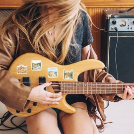 50 Pcs Mexico Watercolor Stickers for Teens Girls Kid Birthday Party Incentive Gift,Travel City Stickers for Phone,Skateboard,Guitar,Water Bottles,Bicycle,DIY Graffiti Decoration Waterproof Vinyl