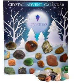 Crystal Advent Calendar 2024-25 days Crystal Calendar - Gemstone Advent Calendar 2024- Crystals Advent Calendar 2024 - Crystal Gifts- Advent Calendar Adults- Advent Calendar 2024 adults - UK Seller