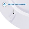 J&V Textiles Embroidered Soft Round Toilet Seat With Easy Clean