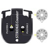 TYFGRT 2 Piece Golf Scorer Square Scorer Double Scorer Mini