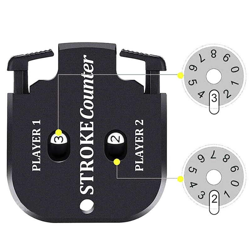 TYFGRT 2 Piece Golf Scorer Square Scorer Double Scorer Mini