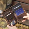 Polare Full Grain Leather Passport Holder Cover Case for Men