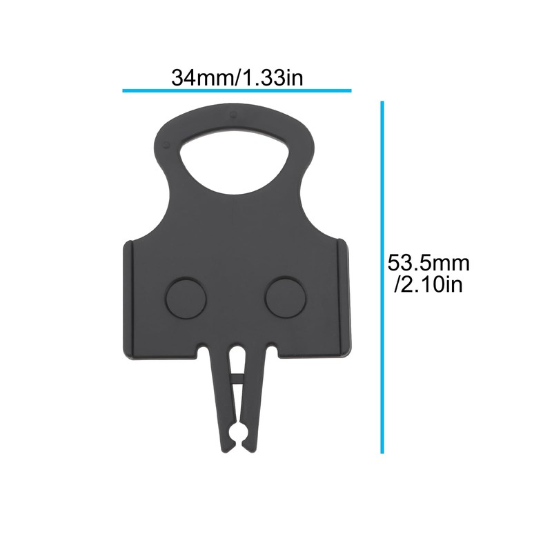 OTOTEC 10 x Hydraulic Disc Brake Pads for Bikes, Spacers
