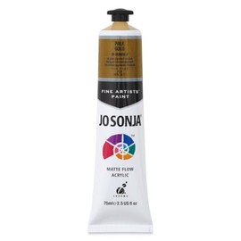 Chroma’s Jo Sonja Specialty Acrylic Paint - Metallic Pale Gold, 75 ml Tube