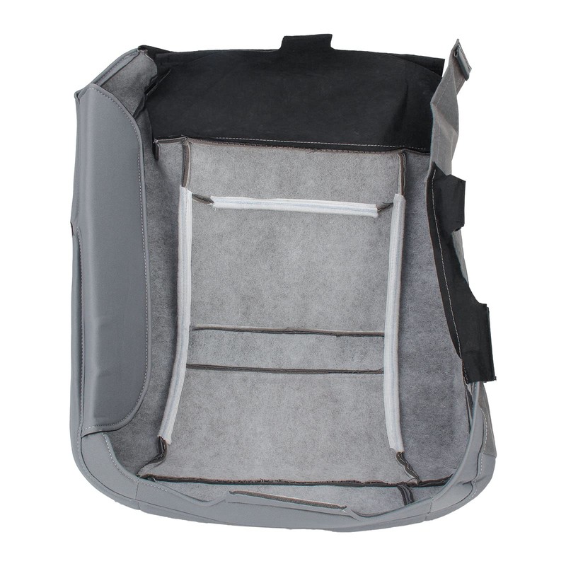 AUTOKAY Driver Side Seat Bottom Cushion + Gray Seat Cover