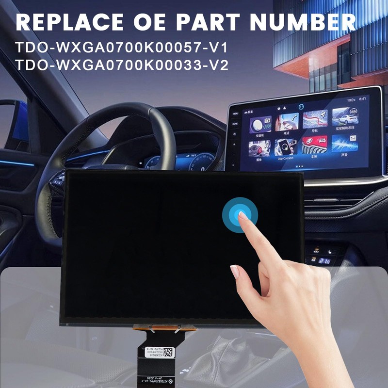 7" Uconnect Touch Screen Display Compatible with 2017 2018 2019