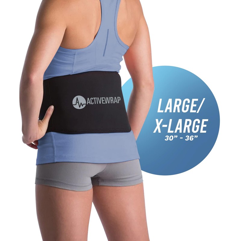 ActiveWrap Lower Back Ice Pack - Cold/Hot Therapy for Back