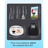 Giftspire BBQ Smoker Accessories Gifts for Men, Grilling Tools Kit