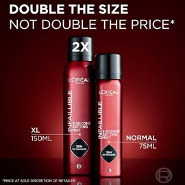 L'Oréal Paris Infallible 3-Second Setting Mist Fijador de Maquillaje 150ml