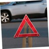 Gatuida 2pcs High Visibility Reflective Triangles for Roadside Safety Emergency