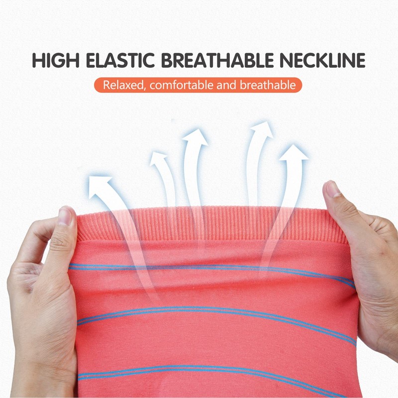 GabeFish Anti-Licking Dog & Cat Hoodie, OrangeGrey Medium, Cotton/Polyester Blend,