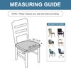 Genina Waterproof Seat Covers for Dining Room Chairs, Stretch Chair
