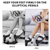 4pcs Leg Exerciser Traction Straps, Pedal Strap for Elliptical Exercise