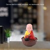 Musical Nodding Monk Figurine Decoration Moving Head Buddha Statue with