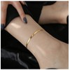 Women's Anklet, Gold, Fine, Snake Chain, Stainless Steel, Hypoallergenic, Friends,