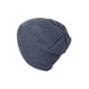 Sterntaler Slouch Beanie with Patch Navy, Blue (Navy)
