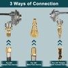 GASPRO 1LB Propane Quick Connect Fitting, 1/4'' Male Quick Connect