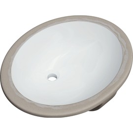 PROFLO PF1714UA Comstock 19-1/2" Oval Vitreous China Undermount Bathroom Sink with Overflow - White