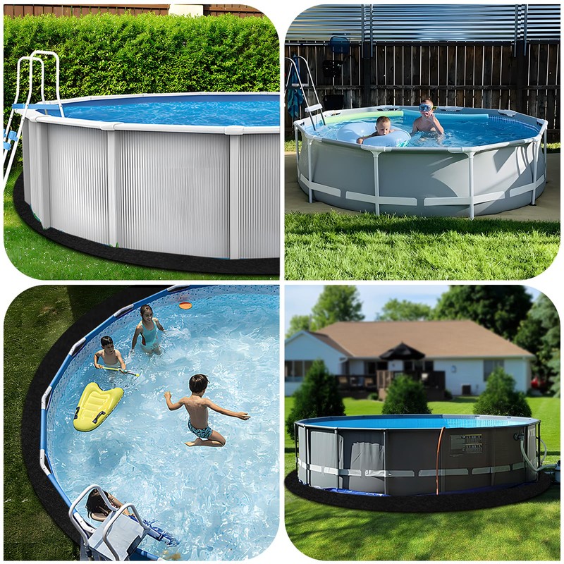 Zeonly 21 FT Pool Liner Pad,Round Under Pool Padding,Pool Pads