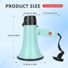 B S Lound Speaker 20 watt Megaphone with Siren Bullhorn,4