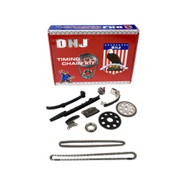 DNJ TK450 Timing Chain Kit for 1989-1994 Mazda B2600 MPV 2.6L L4 12V SOHC 2606cc