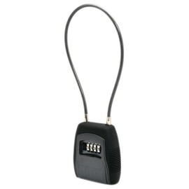 Fujitec Japan 10788 Padlock with Storage Key Box Key Guard 10788 17.7 inches (450 mm) Wire Type