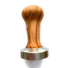 Via Crema Tamper Brown Made in Italy by Motta (58, Olive Wood)