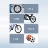 Multifunctional Cordless Car Tire Pump USB Rechargeable Digital Display Air