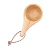 2Pcs Camping Mug Drinking Tea Cup Rubber Wood Mini Portable