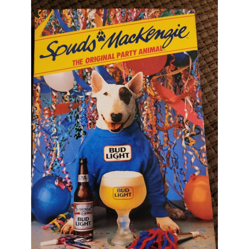 Budweiser 1987 Spuds Mackenzie the Original Party Animal Bud Light