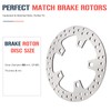 11.8" 2 Pcs Front Brake Disc Rotor for Harley Road