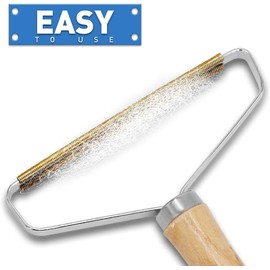 Portable Lint Remover Scraper 2 Pack: Clothes Fuzz Shaver and Travel Cleaning Brush