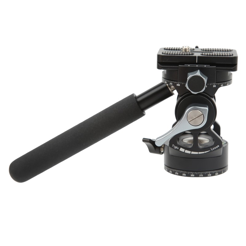 Video Tripod Head Aluminium Alloy Adjustable Portable Damping Stable Fluid