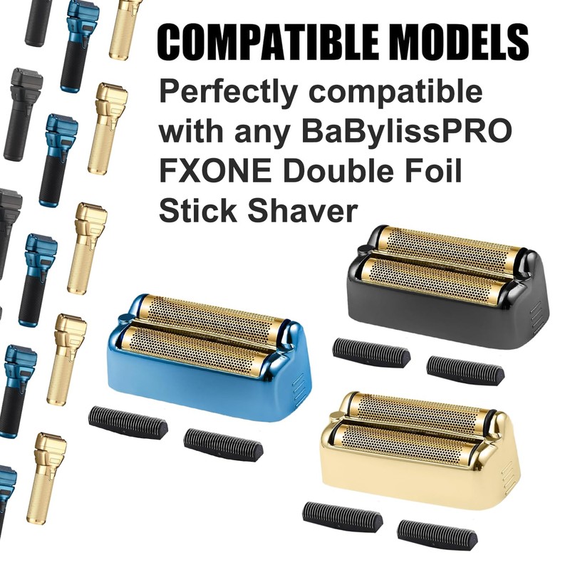 FXONE Shaver Replacement Foil and Cutter Compatible with BaBylissPRO FXONE