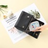 RNIEGA Credit Card Holder Wallet RFID Blocking Leather Small Wallet